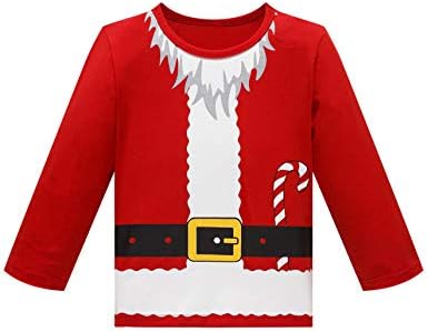 Yruiz Christmas Santa Claus Little Boys' Cute Costume Long Sleeve