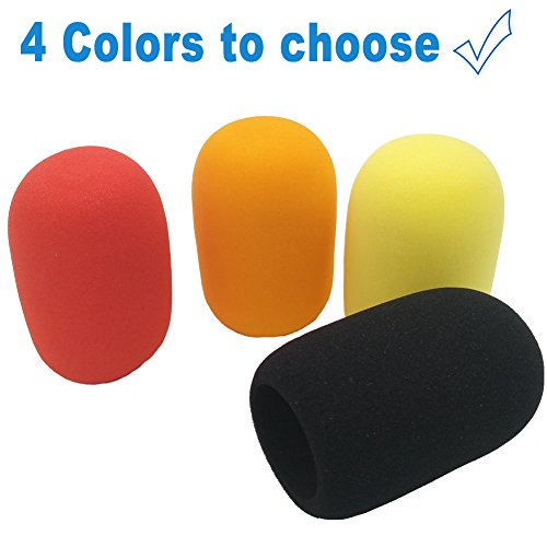 Microphone Foam Windscreen Cover for Blue Yeti, 3 Pack - Yellow