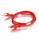 C2G 27861 Cat6 Crossover Cable - Snagless Unshielded Network Crossover Patch Cable, Red (3 Feet, 0.91 Meters)
