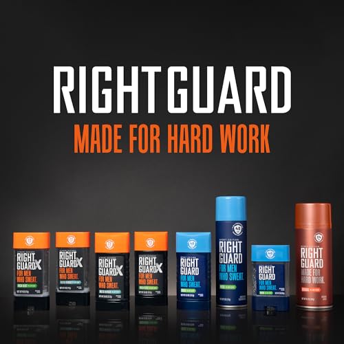 RIGHT GUARD SPORT DEODORANT SPRAY | ANTI-STAIN SPRAY DEODORANT FOR MEN | ALUMINUM FREE | 24-HOUR ODOR CONTROL | ORIGINAL SCENT, 8.5 OZ. (2 COUNT)