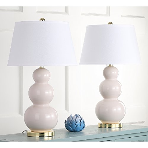 Safavieh Lighting Collection Pamela Blood Orange Triple Gourd 27