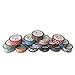 Premium Washi Masking Tape Collection (SET OF 16) by Kimono Tape - Vibrant Decorative Japanese Paper Tapes - Special Edition II
