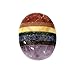 ONE (1) Seven Chakra Palm Stone - Seven Bonded Chakra Thumb Stone - Chakra Worry Stone - Rock Paradise Exclusive COA - AM8B11-05