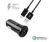 Quick Fast Charger Set for Lava A79 Devices - [Car