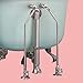 Renovators Chrome Clawfoot Tub Supply Lines - Heavy Duty - Double Shutoff Valves (Offset) 2-1/2