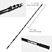 Pyle Microphone Boom Pole - Extending Mic Boom Fish Pole for Shotgun Mics with Adjustable Length - 11.5’ ft. (PMKSB12),Black