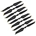 Helistar Propellers for DJI Mavic 2 Pro/Mavic 2 Zoom Accessories Foldable Low-Noise 8743F Props Quick-Release CW CCW Blades 4 Pairs(Golden)