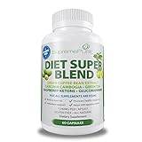 Supreme Pure '9-in-1' Advanced Dietary Formula to help Burn Belly Fat - 60 Healthy Diet Pills Made with Natural Green Coffee Bean Extract (Chlorogenic Acid), Garcinia Cambogia 50% HCA (Hydroxycitric Acid) , Green Tea Extract Powder, Raspberry Ketone, African Mango, Glucomannan, Grapefruit Extract, Apple Cider Vinegar Capsules - Antioxidant Complex and Appetite Suppressant