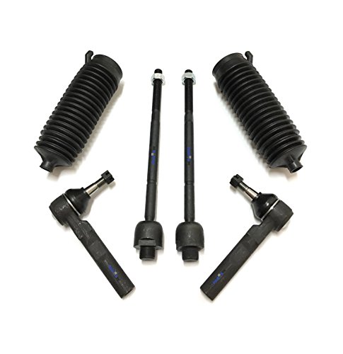 PartsW 12 Pc Complete Suspension Kit for CHEVY Silverado 1500 GMC Sierra 1500, Front Upper Control Arms Lower Ball Joints Sway Bar End Links Inner & Outer Tie Rod Ends Idler & Boots Bellows