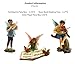 PRETMANNS Fairy Garden Fairies Miniature Accessories 3 Pieces: Boy Fairies Playing Musical Instruments & Fairy Reading a Music Book Multicolored