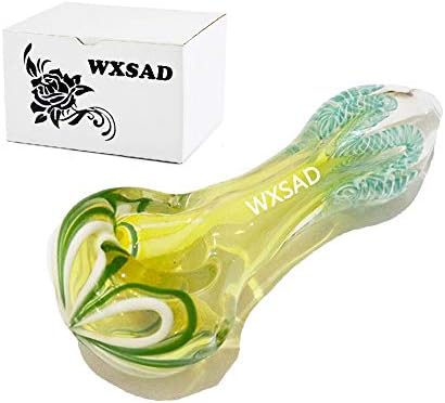 WXSAD Handmade Glass Unique Design Tall 4 Inch
