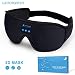 Sleep Headphones, Bluetooth 5.0 Wireless 3D Eye Mask 2019 Updated, WATOTGAFER Sleeping Headphones for Side Sleepers, Washable Travel Music Play Adjustable Speakers Microphone Handsfree Long Play Time primary