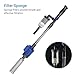 NICREW Power VAC Plus Electric Gravel Cleaner, Automatic Aquarium Cleaner with Sponge Filter, 3 in 1 Aquarium Vacuum Gravel Cleaner for Medium and Large Tanksthumb 3