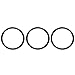Shotgun Barrel Seals for Remington 1100 or 11-87 12ga, O-ring 3 pack