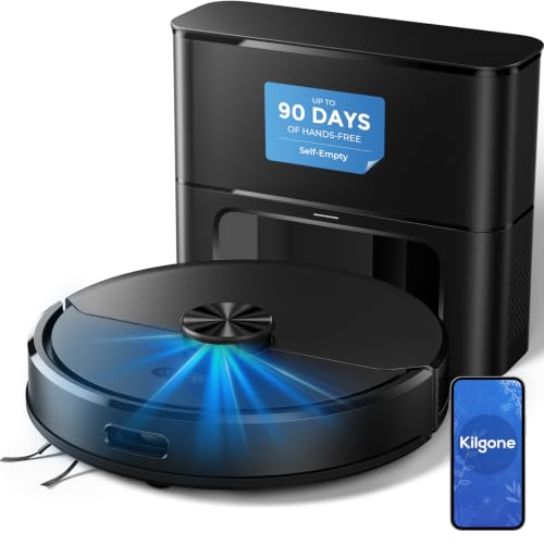 Robot Vacuum and Mop Combo Self Emptying Up