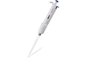 PRECIPETTE 10mL Micropipette, 1-10mL Lab Single Channel Micro Pipettes, Adjustable Variable Volume for Liquid Laboratory Scientific School Home