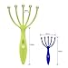 EMXGB Scalp Massager,Handheld Claw Head Massager for Deep Relaxation & Stress Reduction in The Office Home SPA. Blue and Green(2-Pack)