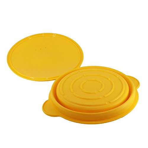 Collapsible Silicone Steamer Cooker Rice Grain Cereal Cooking Tools Bowl Plate Vegetable Steamer Cookware Tool by Xiaolanwelc - Thumbnail 4