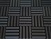 Soundproofing Acoustic Studio Foam - Bass Absorbing Wedge Style Panels 2 Pack 12in x 12in x 3 Inch Thick Tiles (Charcoal)