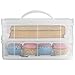 VonShef Snap and Stack Cupcake Storage Carrier 2 Tier - Store up to 24 Cupcakes or 2 Large Cakes