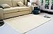 KLOUD City Super Soft Modern Shag Area Rugs Living Room Carpet Bedroom Rug for Children Play Solid Home Decorator Floor Rug and Carpets 4- Feet by 5- Feet (Beige)