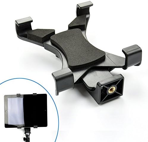 Cellfy Universal Tablet Tripod Mount Adapter for Tablets and Phablets. Easily Mount or Attach Your Tablet or Over-Sized Phone to a Tripod, or Other Mount.