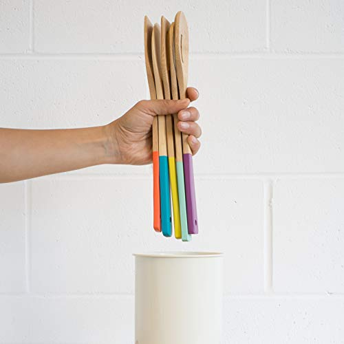 Now-Designs-Bamboo-Utensils-Set-of-5-Multi-Color