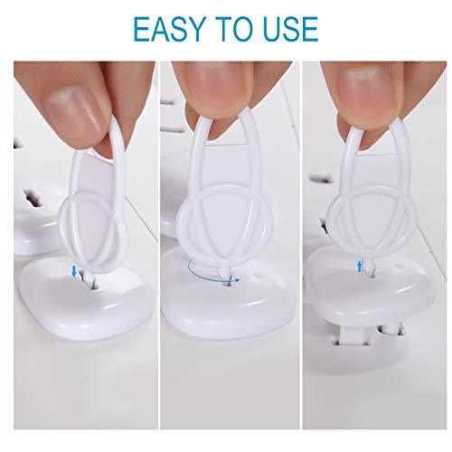 Outlet Plug Covers,Orifa Outlet Plug Caps,37 Packs Childproof Electrical Protector Safety Caps for Wall Socket Prevent Child Away from Electricity Danger - Thumbnail 2