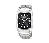 Citizen Men's Eco-Drive Stainless Steel Watch with Black Dial