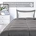 HabiLife Weighted Blanket for Kids,6 lbs Kids Blankets for 40-70 lbs 36x48'',100% Natural Bamboo Viscose, Heavy Blanket(Grey)