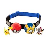 Pokémon Clip 'N' Carry Poké Ball Belt - Pikachu and Hoopa