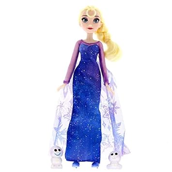 Amazon.es: Hasbro Frozen Elsa Luces de Invierno con Amigos ...