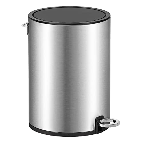 SONGMICS 3 Litre Soft Close Cosmetic Bin with Lid