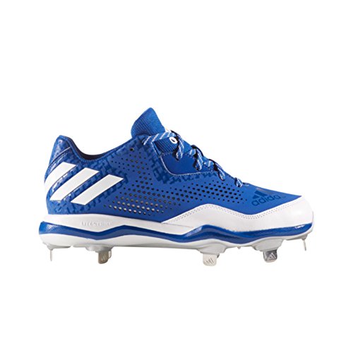 Adidas PowerAlley 4 Womens Softball Cleats 12.5 Royal/White/Silver Met