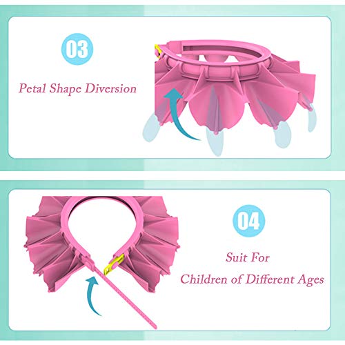 image for wonuu Baby Shower Cap, Shampoo Cap Adjustable Visor Bathing Protection