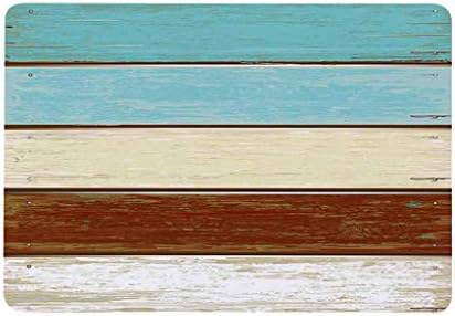 HoSayLike Vintage Style Wooden Poard House Entrance Floor Rug Non-Slip Foot Mat Outdoor Mat Soft Comfortable Water Absorbent Stylish Non-Slip Mat for Bedroom, Kitchen Door, b