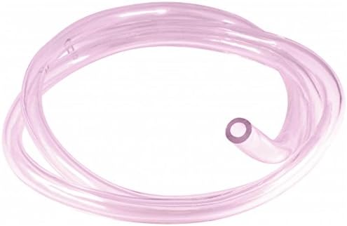 Apico Fuel Pipe Overflow 3mm x 6mm 1M Length - Clear (Pink) Motocross Motorbike