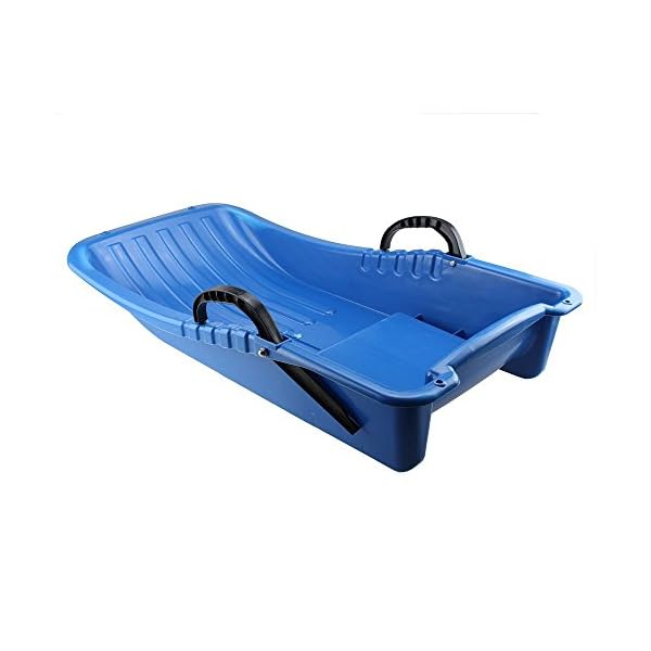 AGPtek-Winter-Durable-Lightning-Sled-Boat-Shape-Snow-Sled-Sledge-Outdoor-Pulling-Snow-Board-Snow-Seats-for-Kids-and-Adults