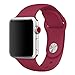 Apple Watch Band 38mm,Fendy Soft Silicone iWatch Sport Band for Apple Watch Series 3, Series 2,Series 1,Sport & Edition,Rose Red