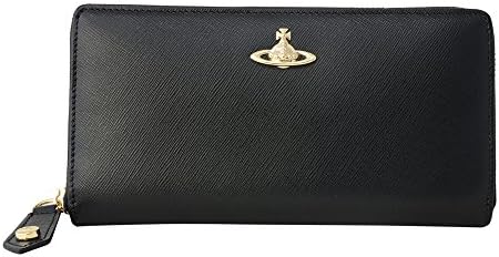 [ヴィヴィアンウエストウッド] ラウンドファスナー長財布 321523 SAFFIANO BLACK [並行輸入品]