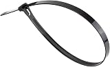 Gocableties 100 Pack 300mm x 7.6mm Reusable Heavy Duty Black Cable Ties view 3