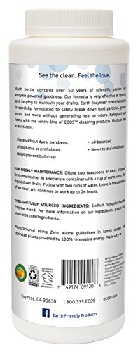 Earth Friendly Products ECOS Earth Enzymes Drain Maintainer, 2lbs - Thumbnail 5