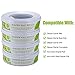Tact-Pro Refill for Diaper Genie Diaper Pails 4 Pack - 1,120 Count (Improved Version)