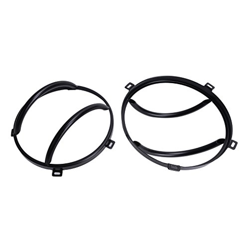 Jade 2pcs Black Headlight Guards For Jeep Wrangler JK Car Vehicle Parts Accessory 2007-2016 - Thumbnail 7