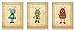 The Kids Room by Stupell Super Robot with Equations 3-Pc Rectangle Wall Plaque Set, 11 x 0.5 x 15, Proudly Made in USA