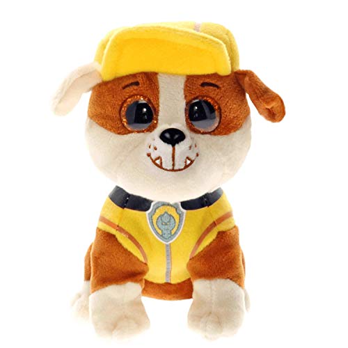 TY 41209 - Paw Patrol, Rubble mit glitzer Augen, 15 cm – Bild 4