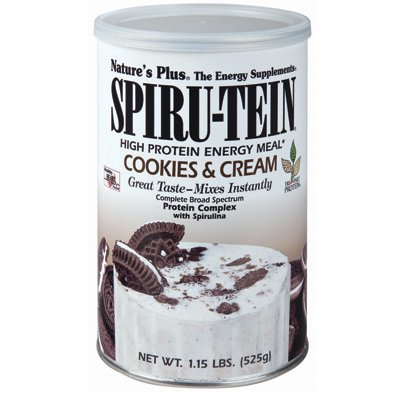 Nature's Plus - Spiru-Tein Cookies & Cream, 1.15 lb powder