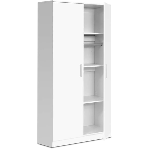 Montreal Double Door Cupboard Storage Cabinet Paper Laminated