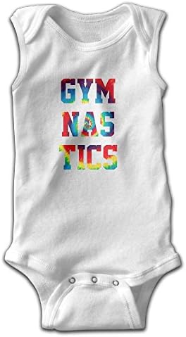 Tie Dye Gymnastics Cotton Baby Girls Boys Toddler Sleeveless Unisex Bodysuit Onesies Rompers 3M