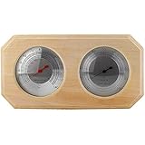 MIFXIN Wooden Sauna Hygrothermograph Thermometer Hygrometer 2 in 1 Indoor Humidity Temperature Measurement Sauna Room Equipment Sauna Accessories